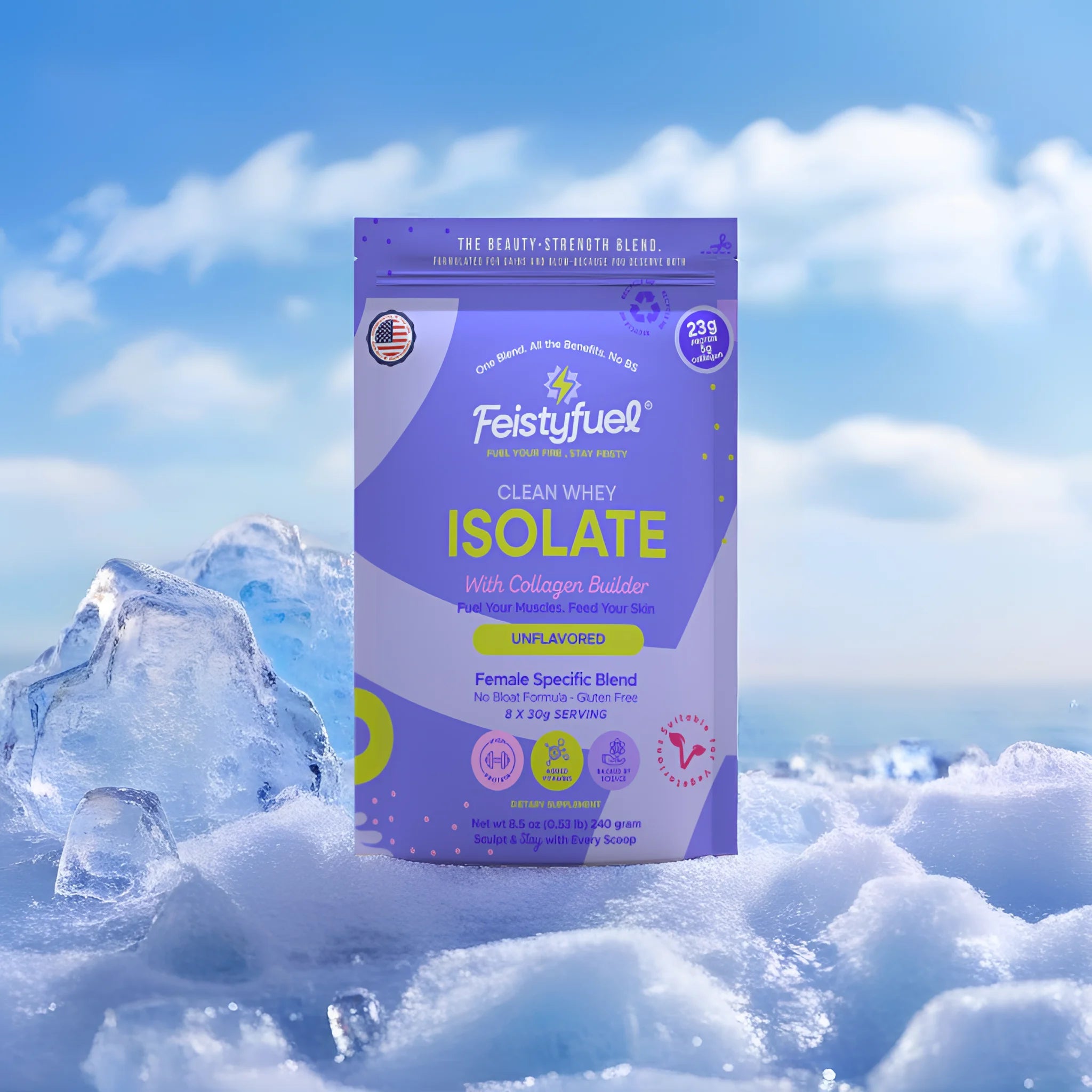 Unflavored Pure Isolate - Feisty Fuel