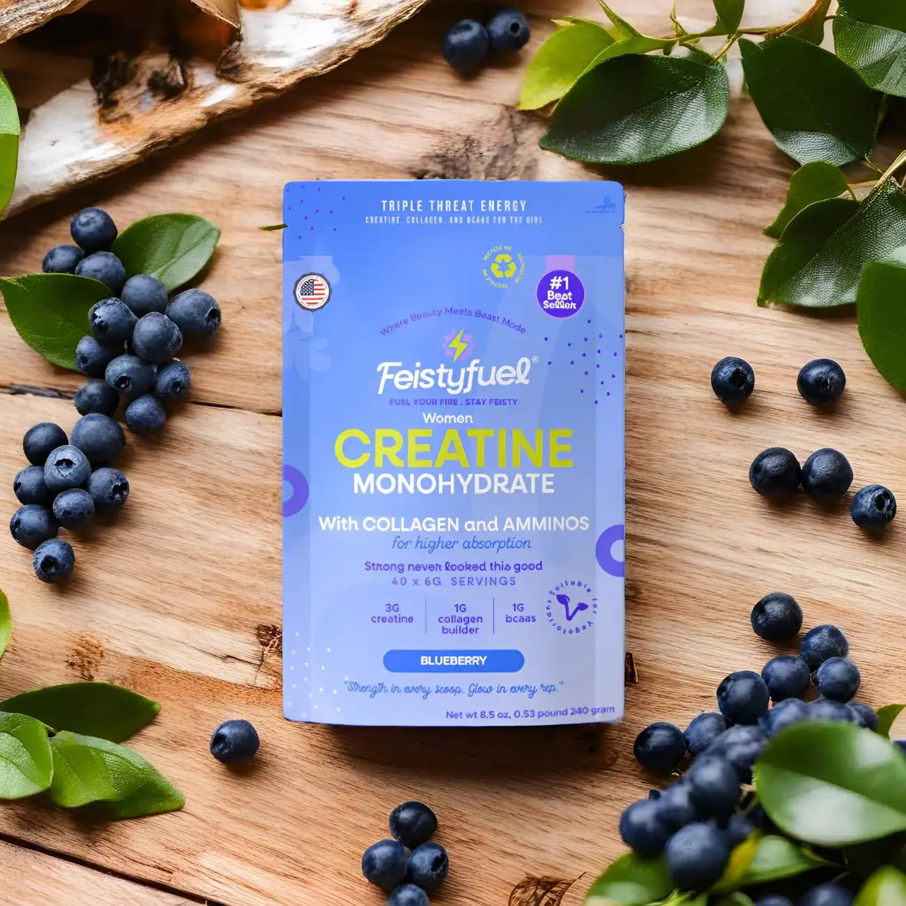 Blueberry Creatine - Feisty Fuel