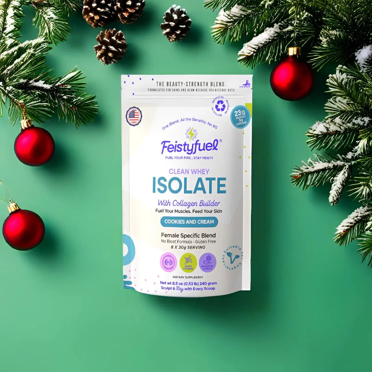 Cookies & Cream Isolate - Feisty Fuel