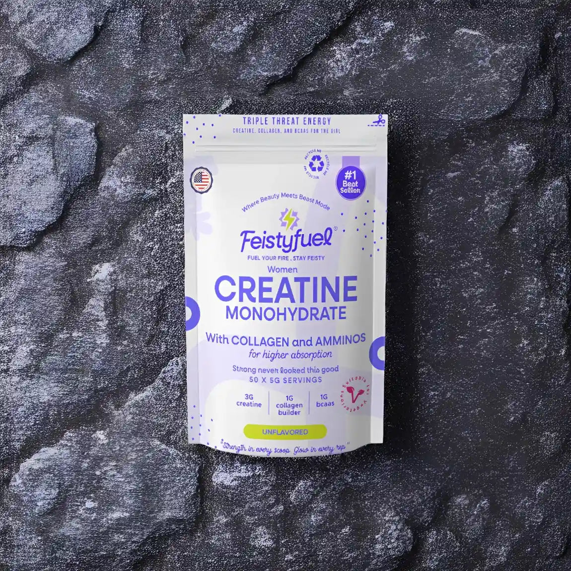 Unflavored Creatine – Female Gym Creatine Clean Energy – FeistyFuel