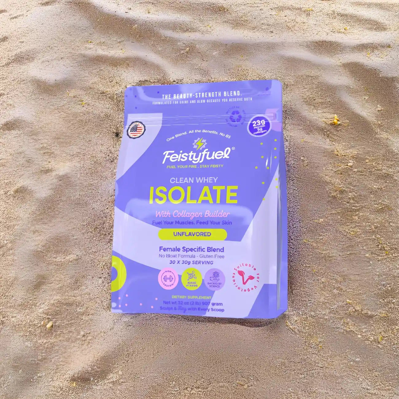 Unflavored Pure Isolate - Feisty Fuel